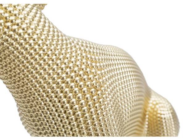 Skulptur Panther Gold - Kunstharz - Harz - 23 x 29 x 16 cm