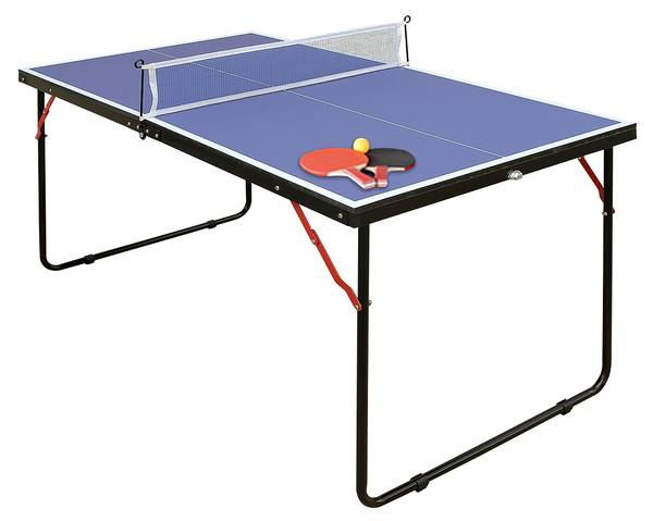 Tischtennis DENIS Blau - Holz teilmassiv - 76 x 67 x 137 cm