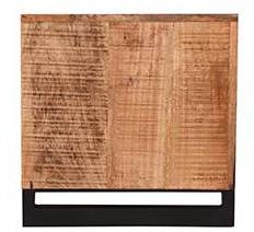 TV-Schrank Glasgow Braun - Holzwerkstoff - 45 x 45 x 160 cm