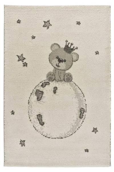 Tapis enfant CRANBERRY Blanc - Polypropylène - 115 x 2 x 170 cm