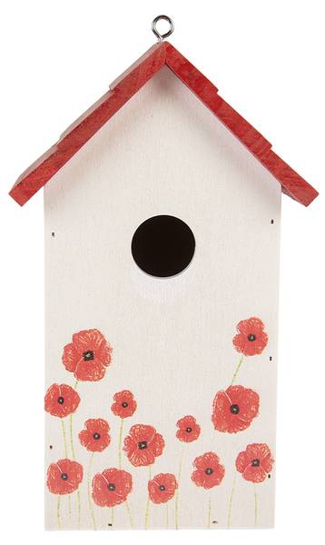 Vogelhaus Harper Garden Weiß - Holzwerkstoff - 10 x 22 x 15 cm