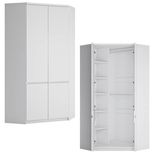 Jugendzimmer-Set FORTALEZA-17 6er-Set Weiß - Holzwerkstoff - 485 x 200 x 206 cm