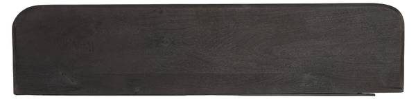Wandregal TARONTU Schwarz - Holzwerkstoff - 23 x 3 x 100 cm