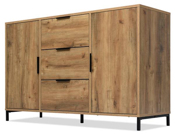 Sideboard Omnaers Braun - Holzwerkstoff - 120 x 76 x 40 cm