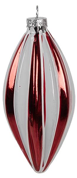 Weihnachtskugel Xmas 45158 Rot - Glas - 6 x 13 x 6 cm