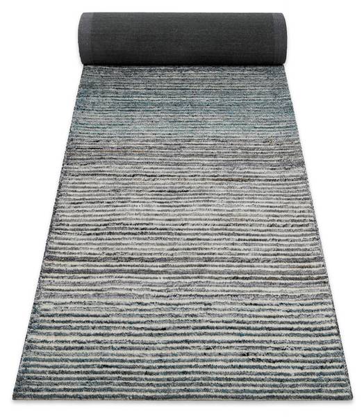 Läufer Hamptons TWENTYFOUR Blau - Grau - Polyester - 80 x 1 x 230 cm