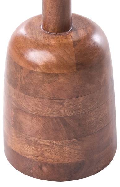 Beistelltisch HARTWELL Beige - Braun - Massivholz - 36 x 54 x 36 cm