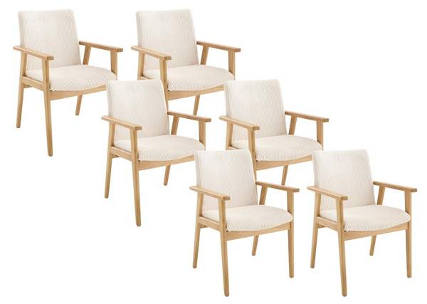 Stuhl FILDON 6er-Set Creme - 6er Set
