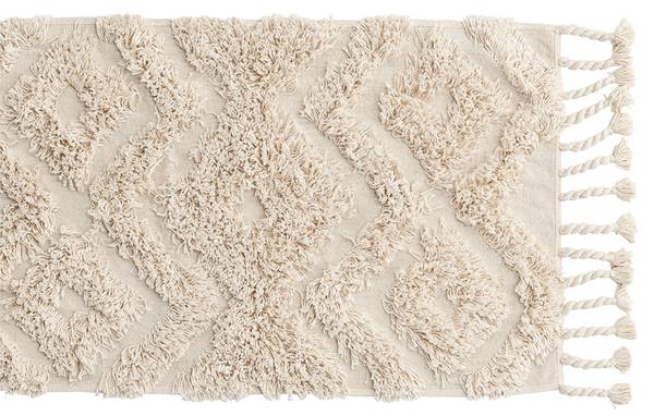 Tapis de bain Hilma Blanc - Textile - 50 x 2 x 80 cm