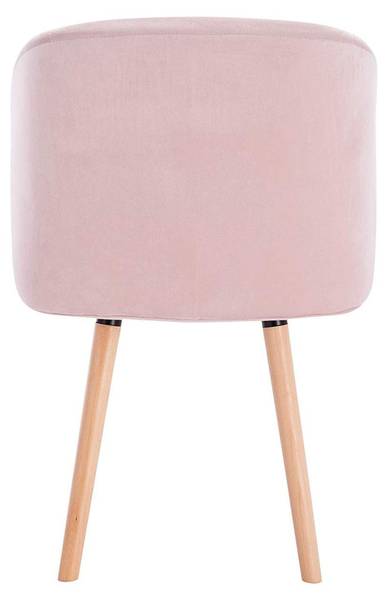 Esszimmerstuhl Barroso (2er Set) Pink - Samt - 55 x 84 x 55 cm