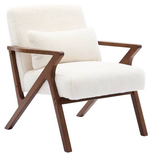 Sessel Weiß - Textil - 75 x 81 x 70 cm