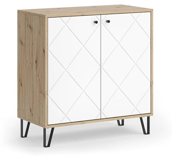 Kommode Nizza 57496 Braun - Holzwerkstoff - 81 x 83 x 41 cm