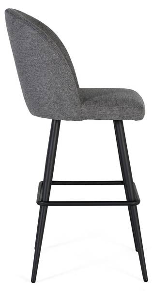 Hocker 1984 Grau - Textil - 51 x 109 x 59 cm