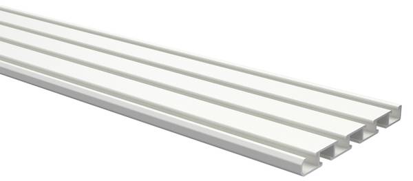 Gardinenschiene 4-Lauf Slimline 2-teilig Breite: 240 cm