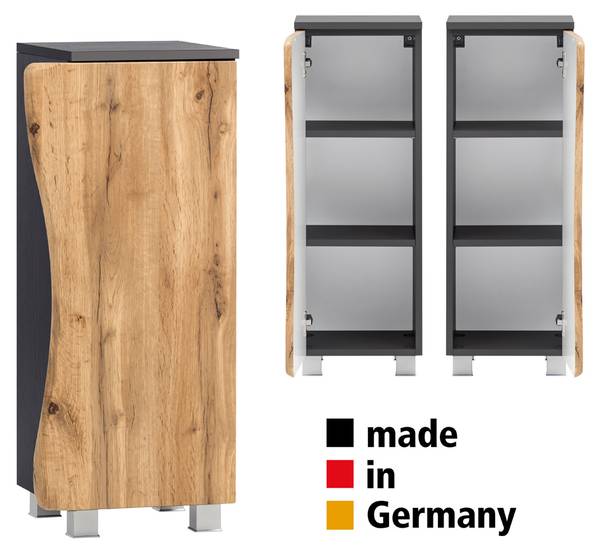 Unterschrank KAHLA-03-27 Braun - Grau