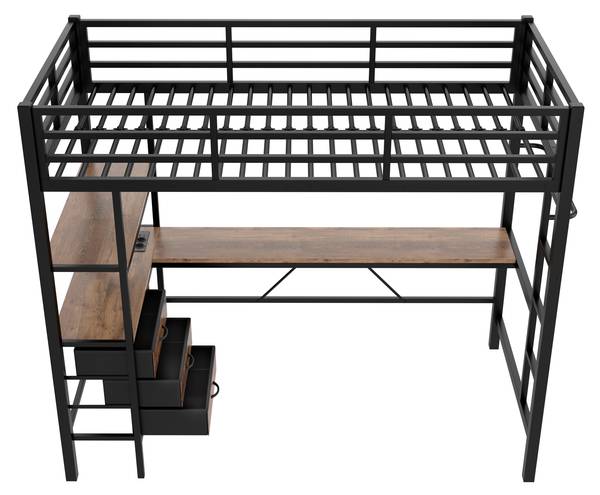 Kinderbett K-811 Schwarz
