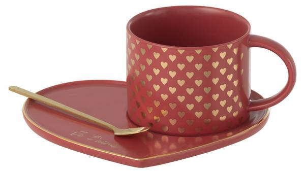 Tassen Holly Berry Rot - Keramik - 15 x 8 x 16 cm