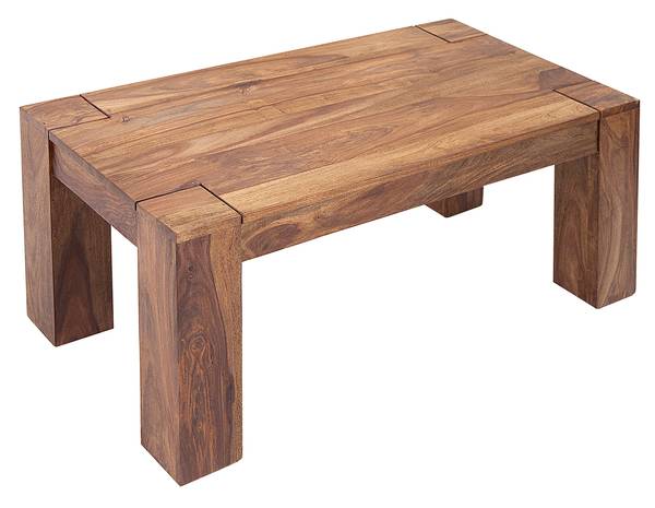 Couchtisch MAKASSAR Braun - Sheesham - 100 x 40 x 50 cm