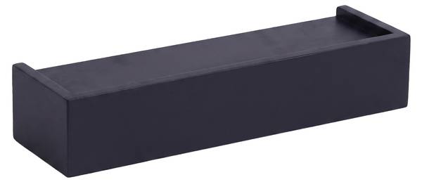 Schlüsselbrett mit 6 Haken Schwarz - Eisen - 26 x 5 x 7 cm