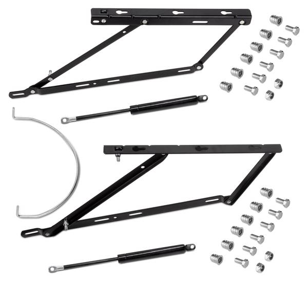 Hebemechanismus 7090214 Schwarz - Metall - 3 x 4 x 41 cm
