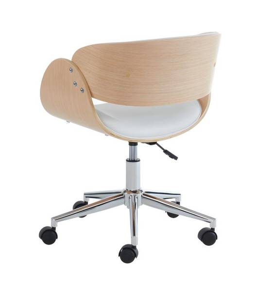 Bürostuhl JELSA Beige - Kunstleder - 52 x 85 x 53 cm