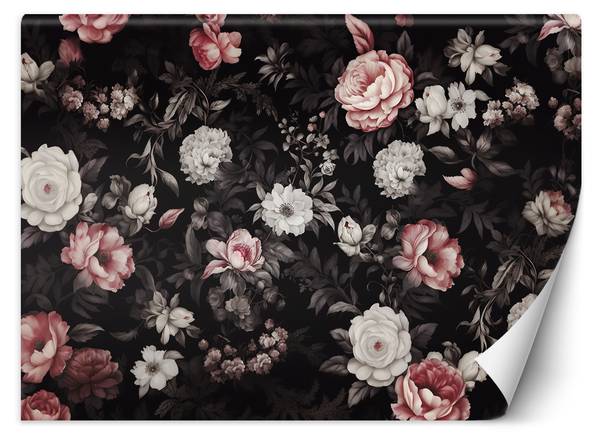 Fototapete Pfingstrose Blumen Rosen 150 x 105 cm
