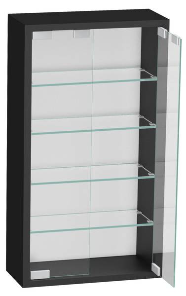 Vitrinenschrank KA7200BLACK Schwarz