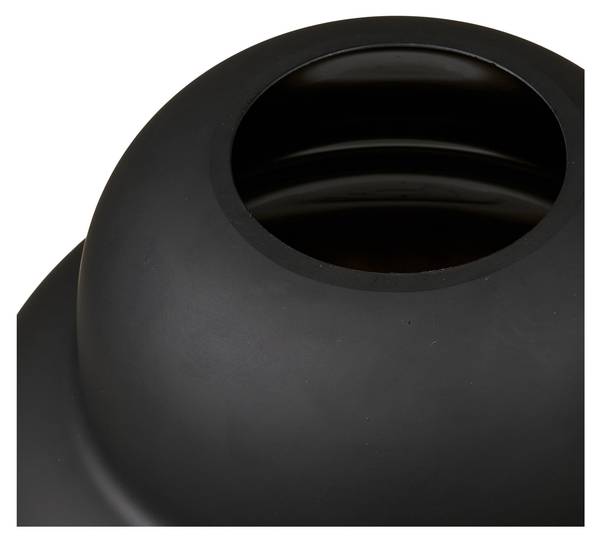 Vase 131182 Schwarz - Glas - 21 x 20 x 21 cm