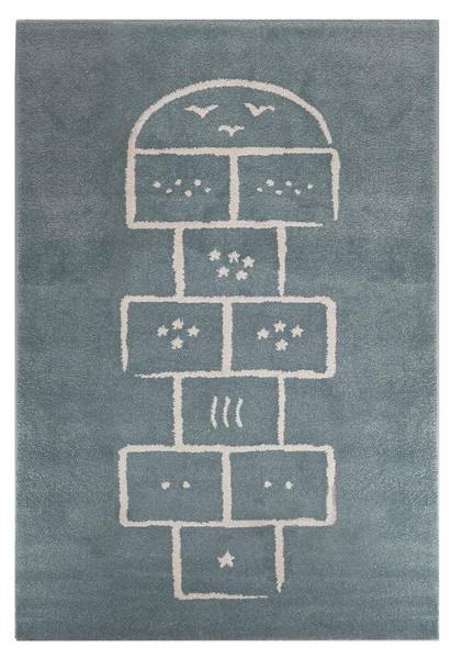 Kinderteppich MARELLE Blau - Textil - 80 x 150 x 80 cm