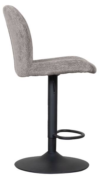 Barstuhl Vino Beige - Textil - 45 x 116 x 53 cm