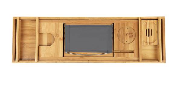 Badewannenablage Chiang Mai Braun - Bambus - 23 x 5 x 109 cm
