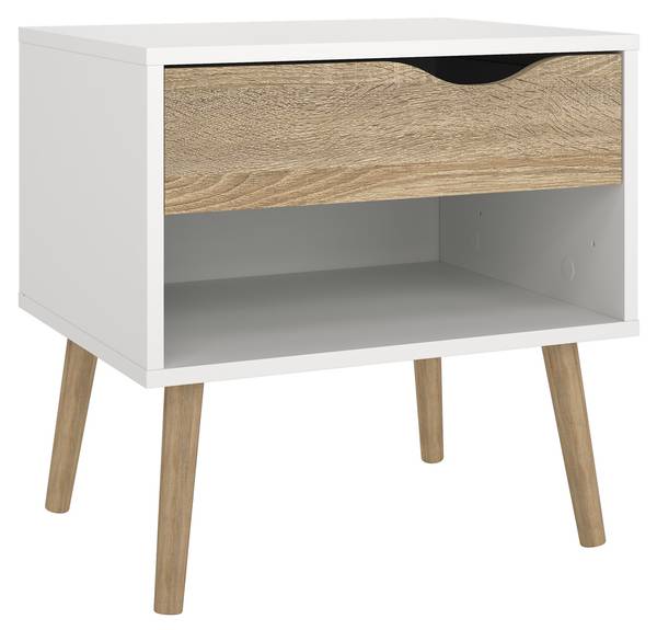 Kast Oslo wit - plaatmateriaal op houtbasis - 51 x 50 x 39 cm