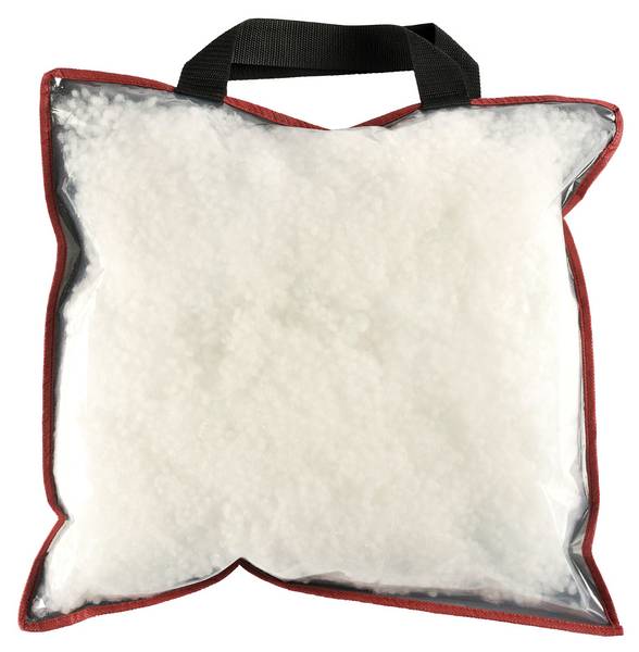 Nachfüllbeutel Luna-Flou Weiß - Textil - 1 x 1 x 1 cm