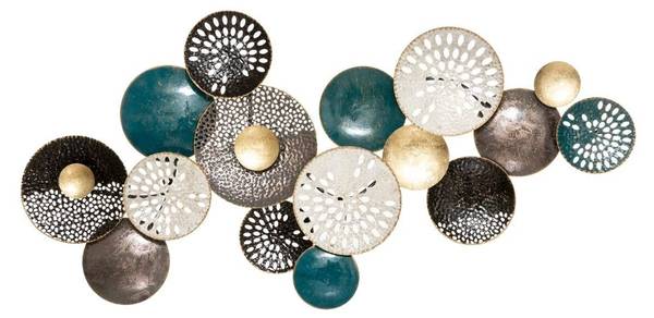 Wanddekoration LISON Metall - 6 x 65 x 135 cm