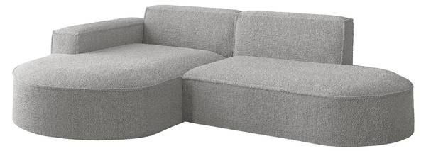Ecksofa Palma Creme - Ecke davorstehend links