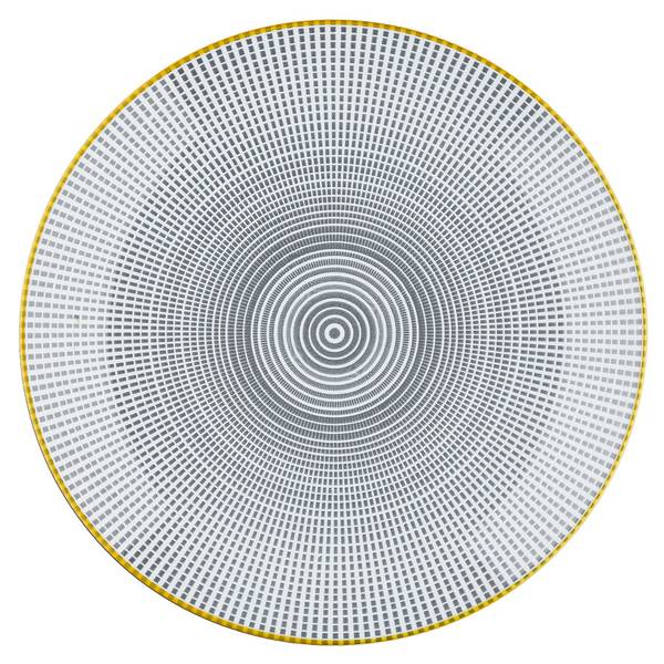 Ensemble d'assiettes PATTERN Ø26cm Gris - Céramique - 26 x 3 x 26 cm