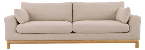 Sofa Celeste Beige - Eiche - 250 x 87 x 102 cm