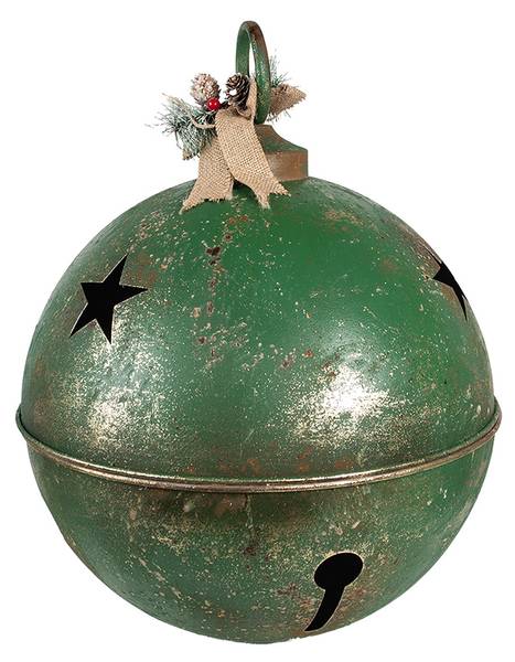 Weihnachtskugel Xmas 47326 Grün - Metall - 41 x 52 x 41 cm