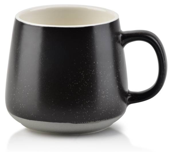 Becher LOTTA Schwarz - Fine Bone China - Porzellan - 9 x 9 x 9 cm