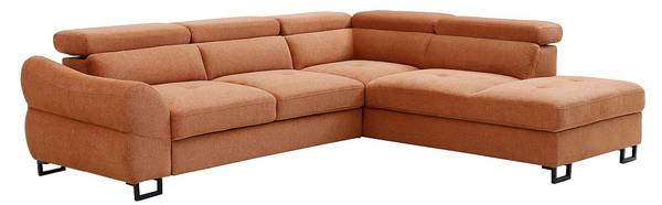 Schlafsofa VAVERDO Braun - Textil - 272 x 76 x 230 cm
