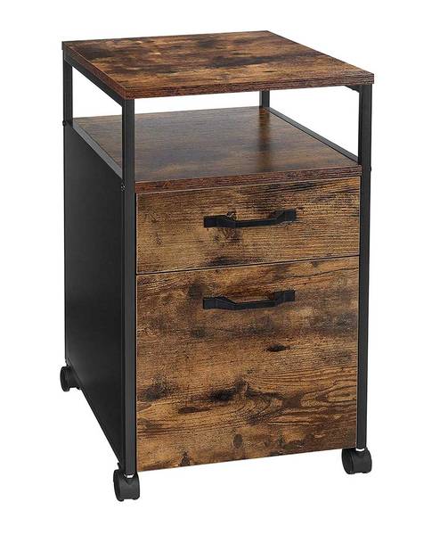 Aktenschrank Kumasi Braun - Metall - 45 x 66 x 41 cm