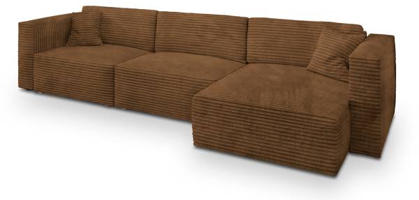 Ecksofa TOLMO T Kupfer