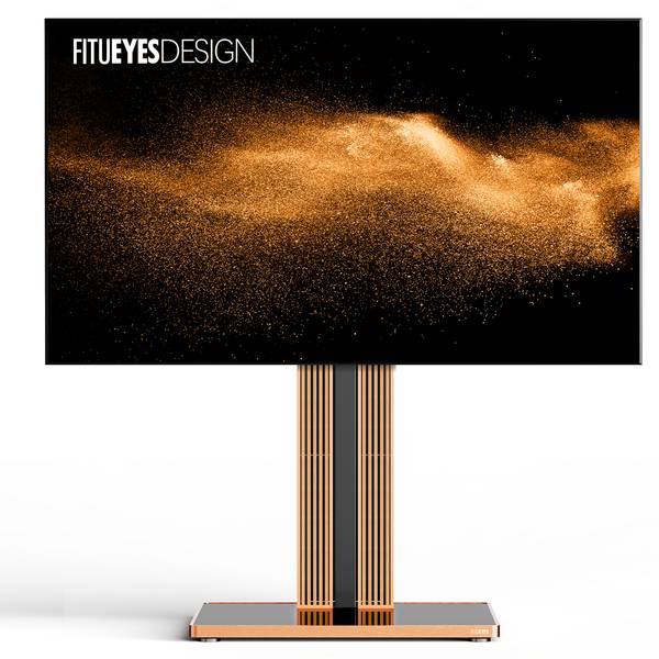 TV Ständer aus Buchenholz S02N1463C Braun - Metall - Massivholz - 55 x 147 x 70 cm