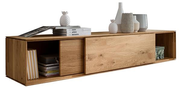 Lowboard WYNDHAM-69-3 Braun - Eiche - 170 x 33 x 41 cm
