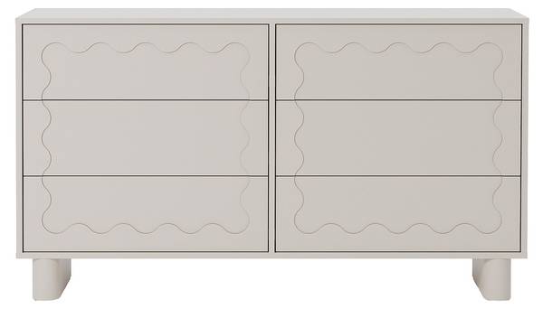 Kommode ANEZA Beige - Holz teilmassiv - 140 x 80 x 38 cm