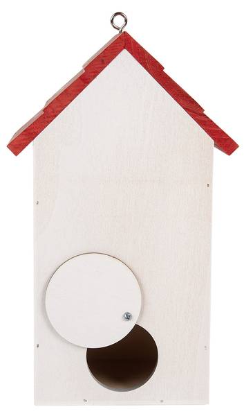 Vogelhaus Harper Garden Weiß - Holzwerkstoff - 10 x 22 x 15 cm