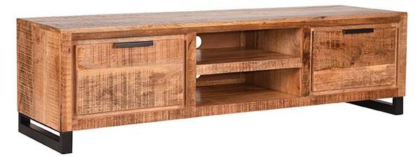 TV-Schrank Glasgow Braun - Holzwerkstoff - 45 x 45 x 160 cm