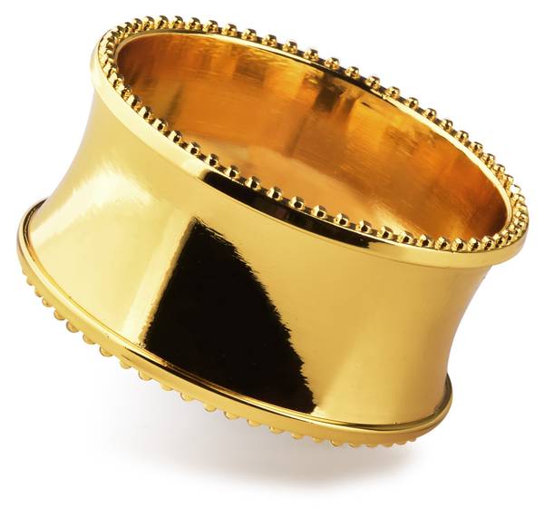 Serviettenhalter ADRIANNE Gold - Metall - 6 x 3 x 3 cm