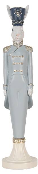 Dekorationsfigur Kaninchen Easter&Ayden Weiß - Kunststoff - 11 x 45 x 11 cm
