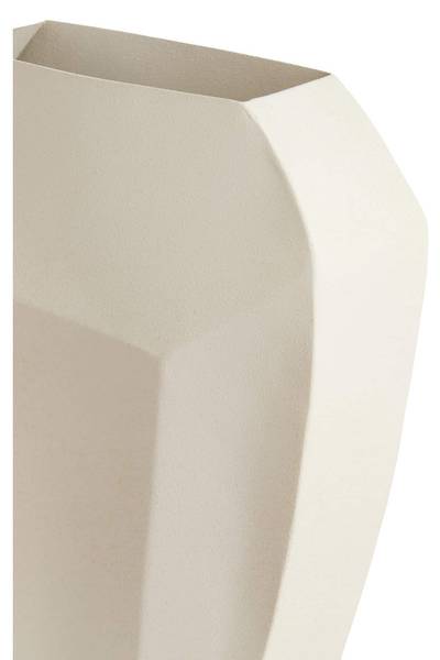 Vase Cordoba Weiß - Eisen - 13 x 45 x 30 cm